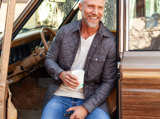 Quilted Shacket - Eiffel Tower