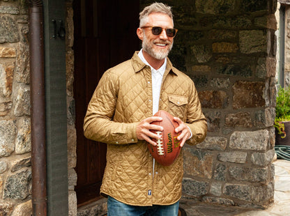 Quilted Shacket - Fools Gold