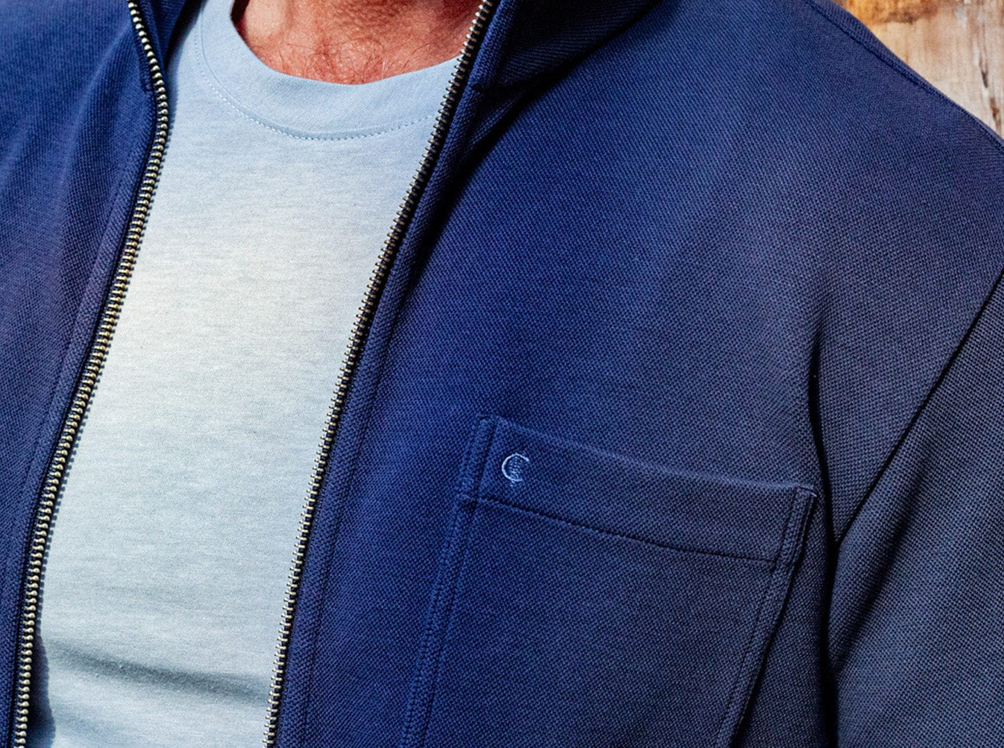 Courtside Jacket - Navy