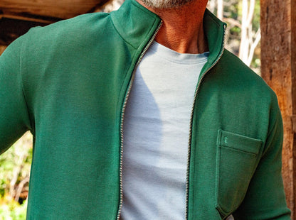 Courtside Jacket - Hunter Green