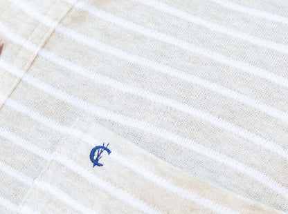 Easy Knit Players Shirt - Heather Sand