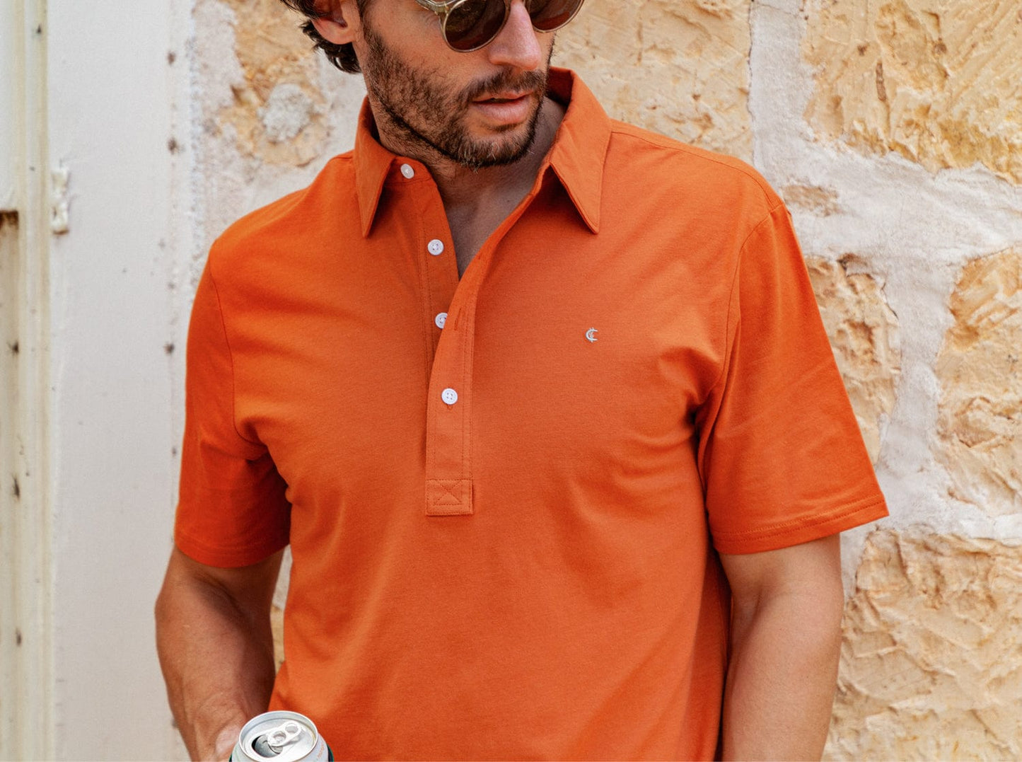 Slim Fit Top-Shelf Range Polo - Burnt Orange