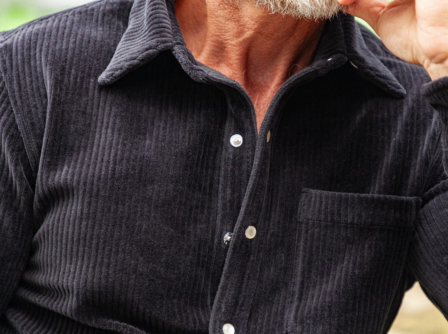 The Velour Pearl Snap - Black Stallion – Criquet Shirts