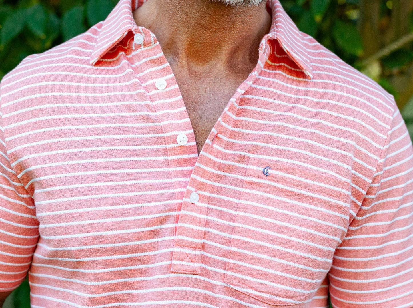 Easy Knit Players Shirt - Heather Coral