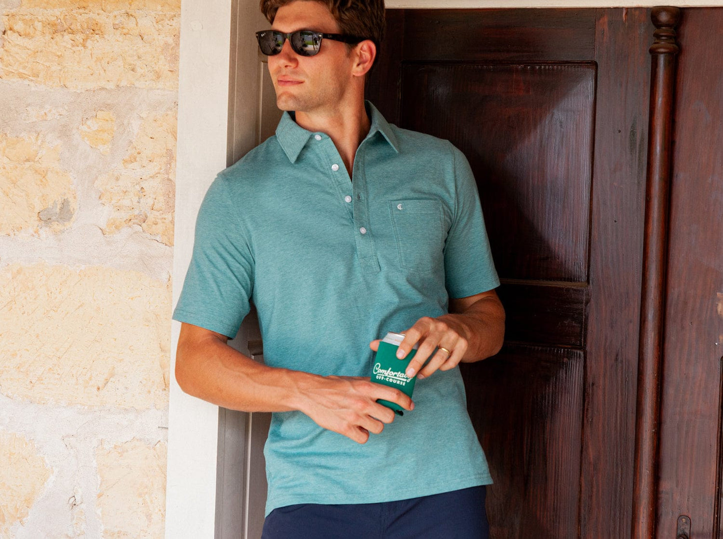 Top-Shelf Players Shirt - Bluegrass Microstripe