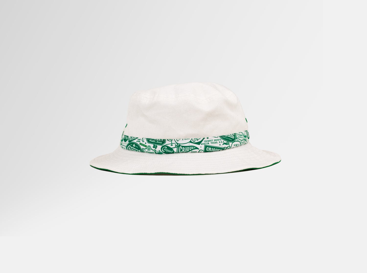 Criquet x Imperial Bucket Hat - Criquet Ribbon - White
