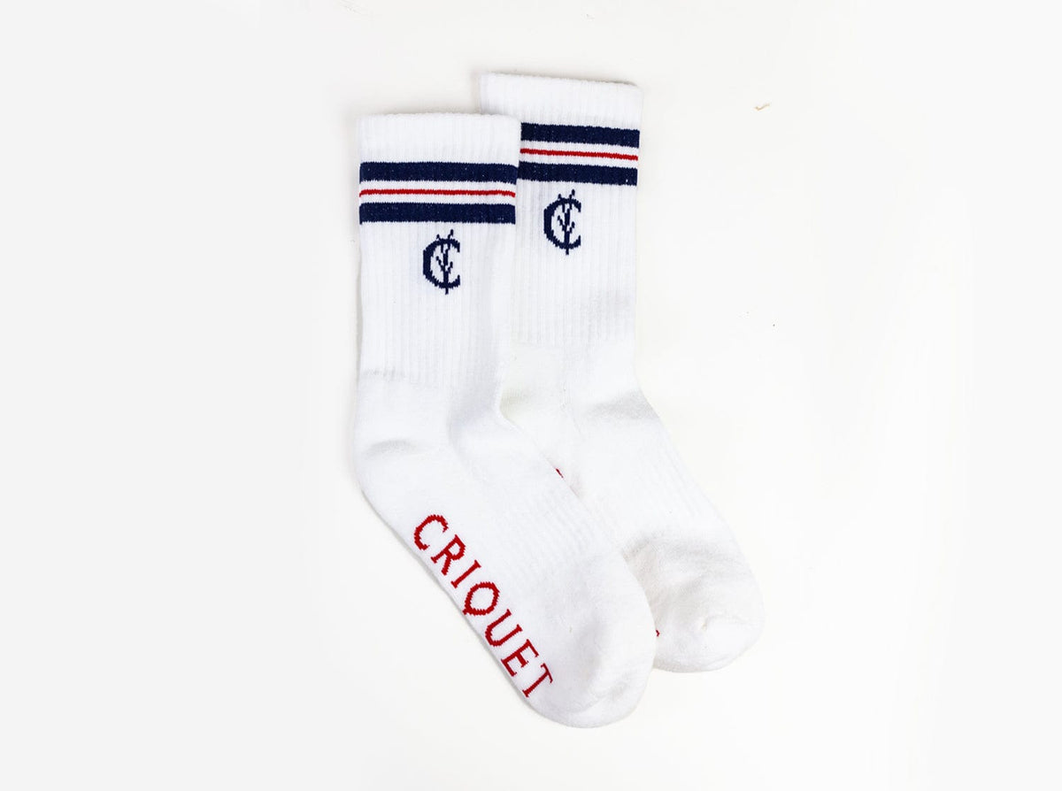 Tubular Socks Navy Red