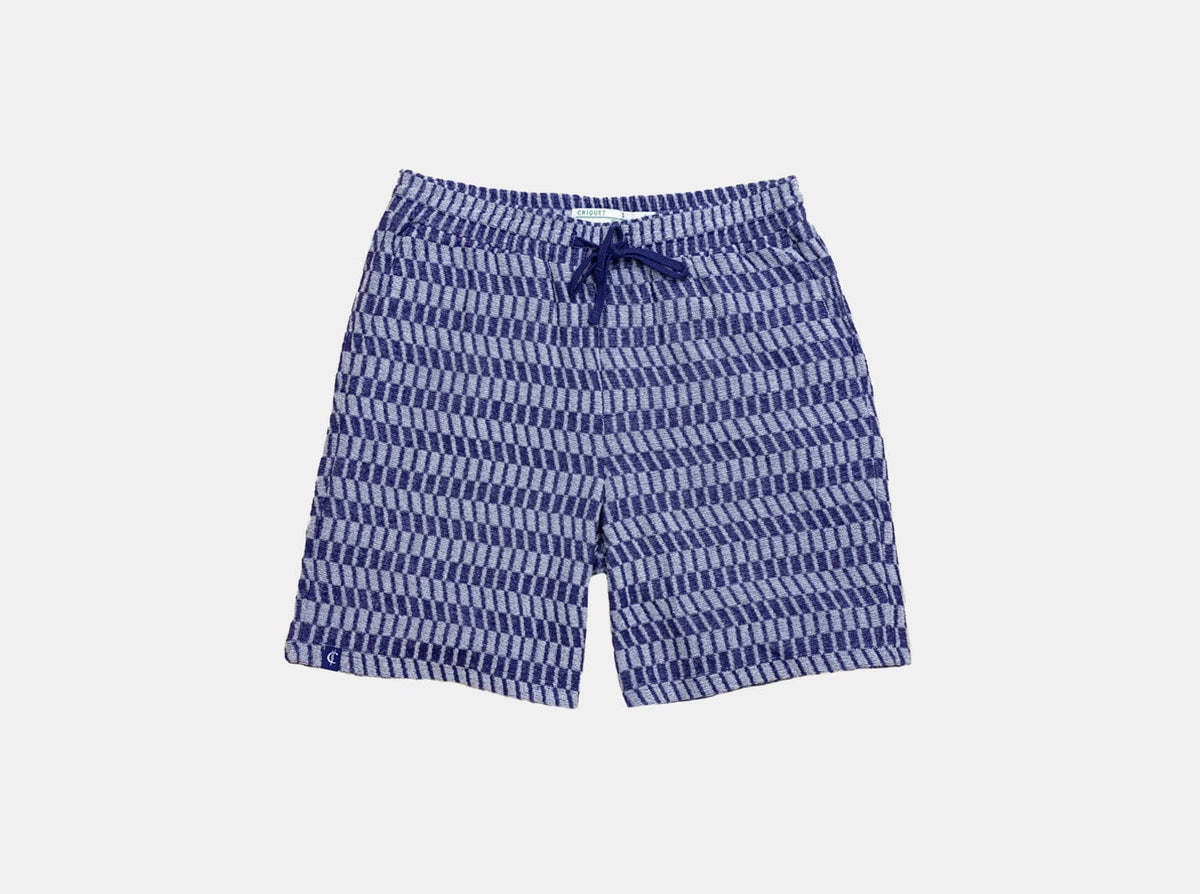 Cruiser Terry Shorts Check Jacquard
