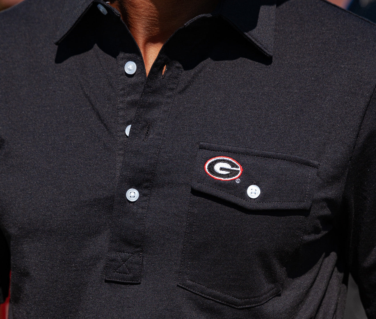 Georgia - Coach's Performance Players Shirt - G - Black - Secondary