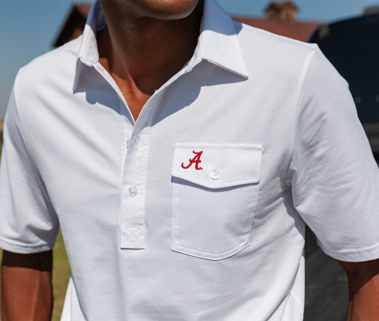 Alabama - Coach's Performance Players Shirt - A - White - Secondary