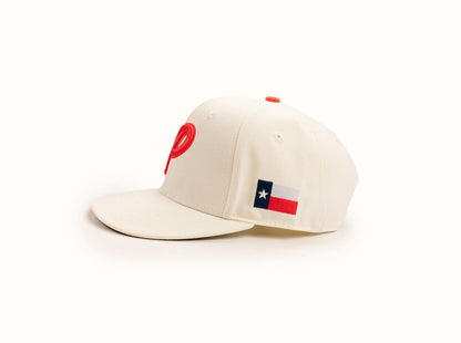 Texas Playboys On-Field Hat - P - Cream