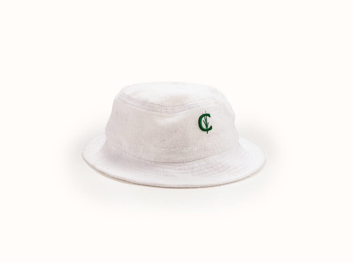 Terrycloth Bucket Hat Grassy C