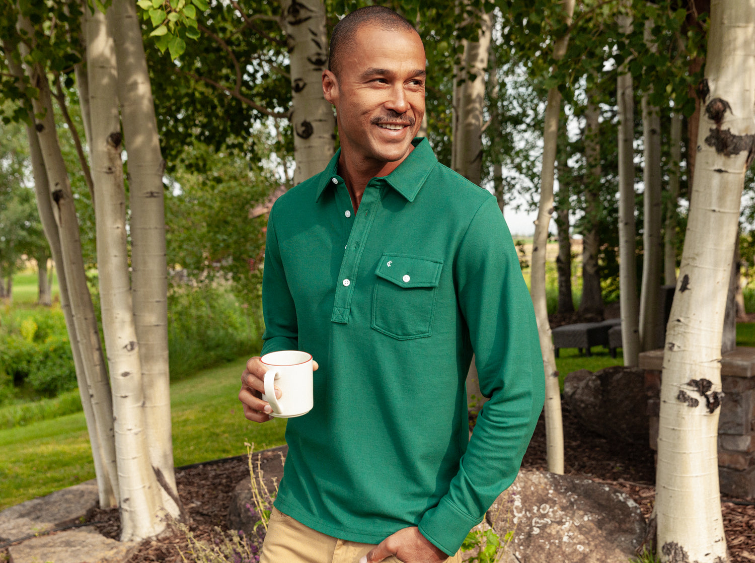 Long Sleeve Players Shirt - Evergreen