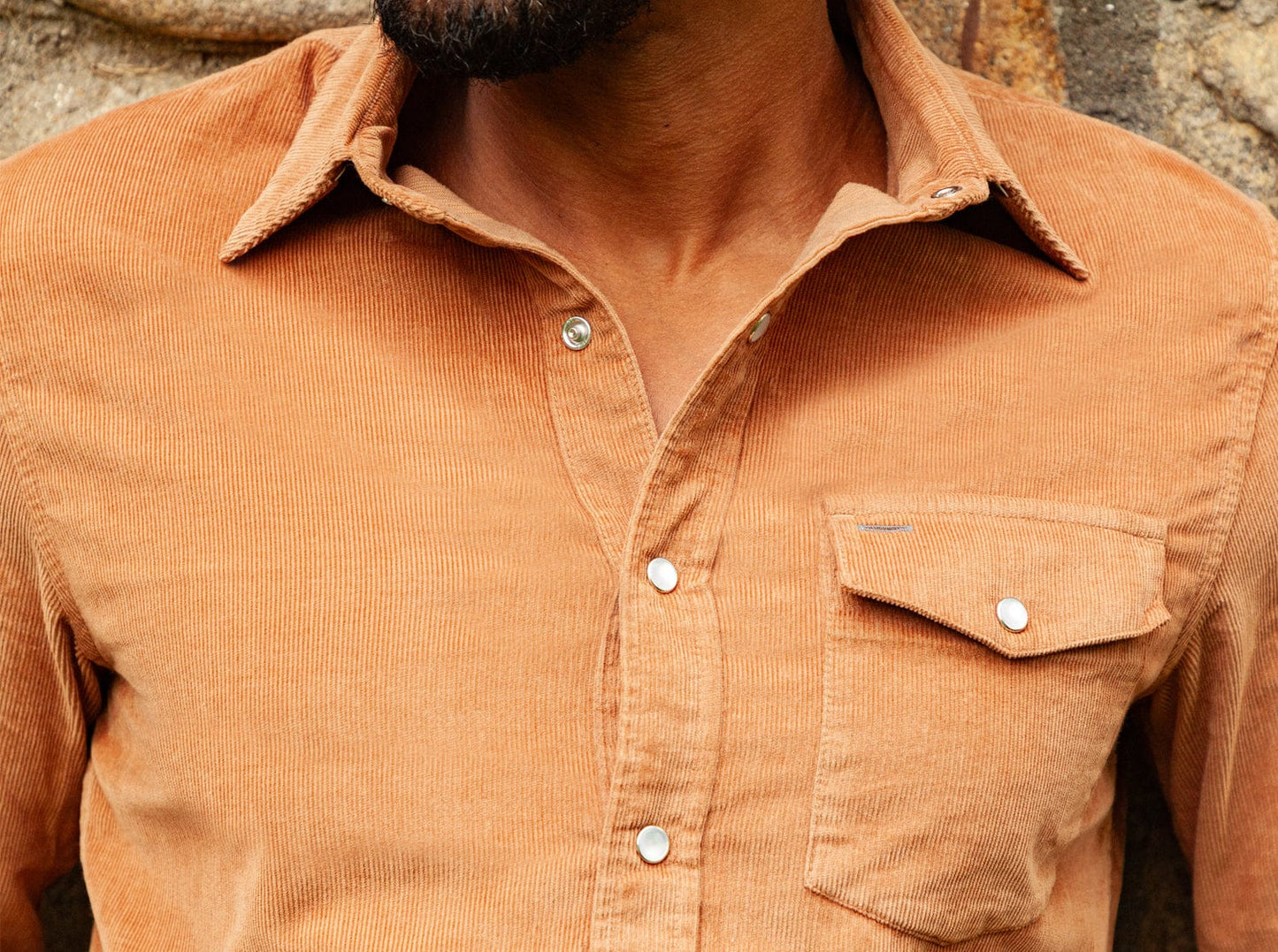 Corduroy Pearl Snap - Whiskey Business