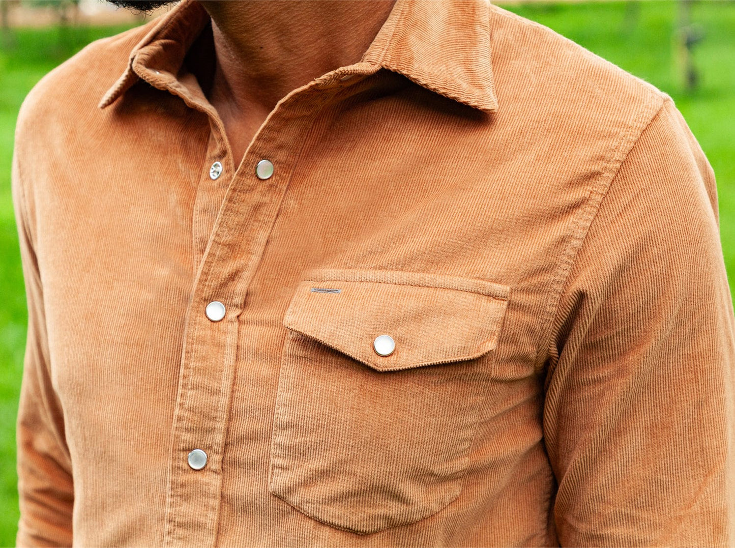 Corduroy Pearl Snap - Whiskey Business