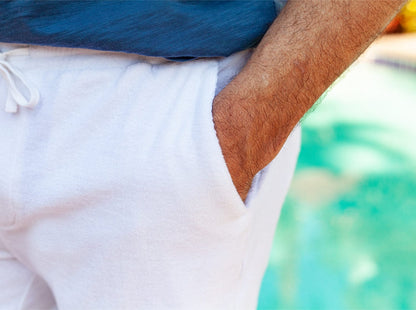 Cruiser Terry Shorts - White