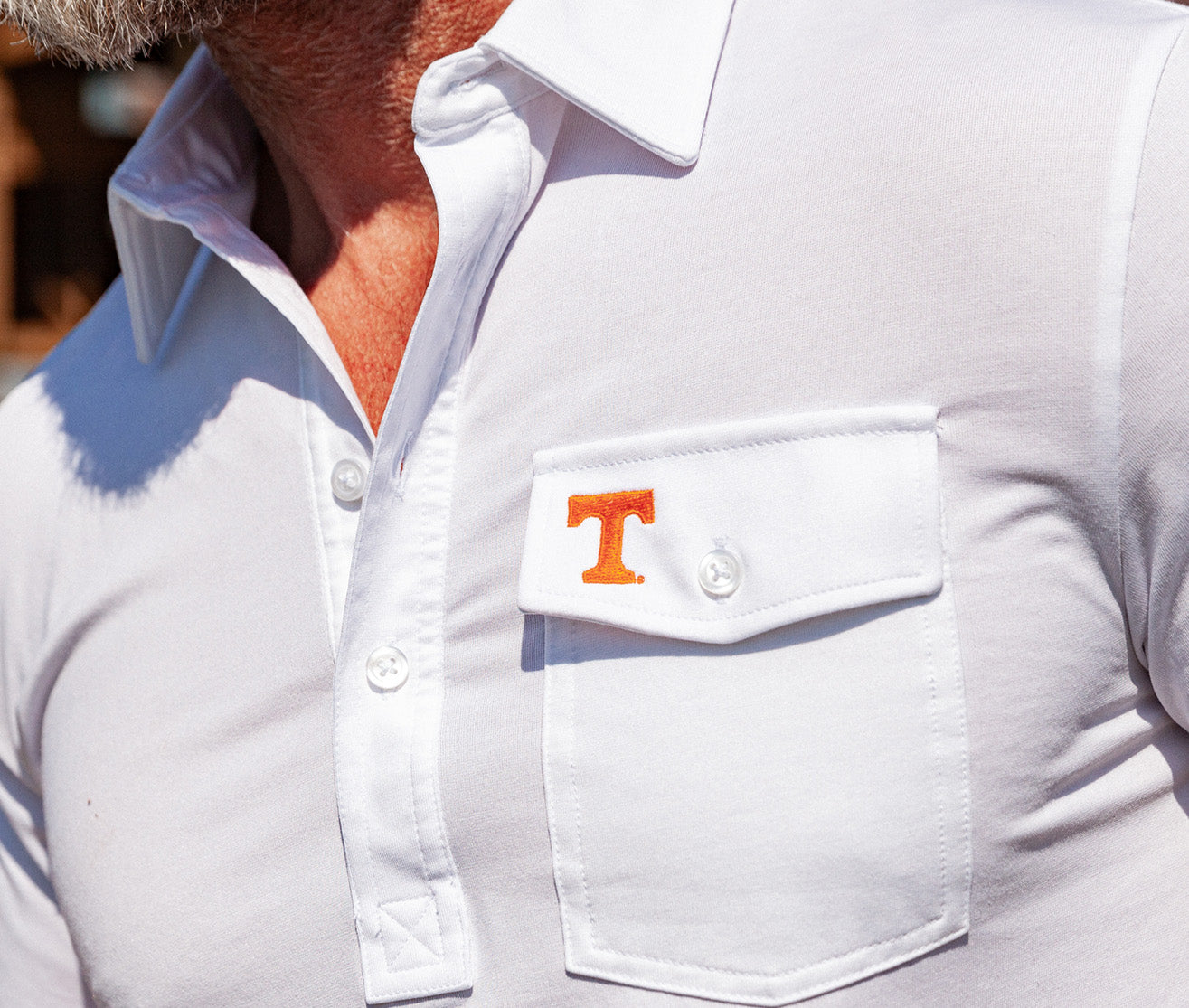 Tennessee - Coach's Performance Players Shirt - T - White - Secondary