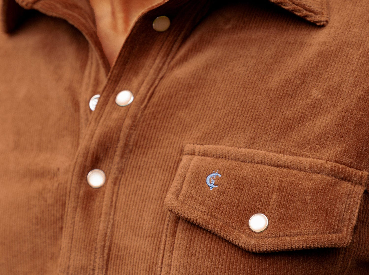 Velour Long Sleeve Players Shirt - Toffee