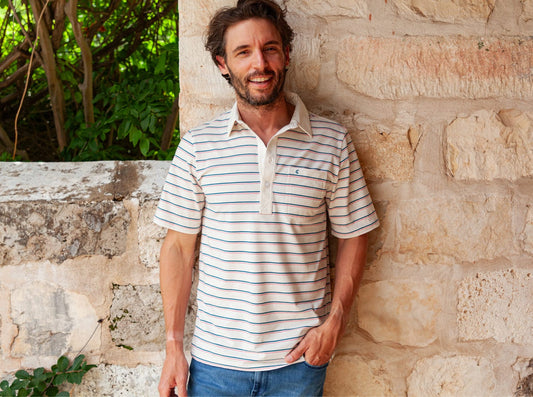 Top-Shelf Players Shirt - Newman Stripe - Cream