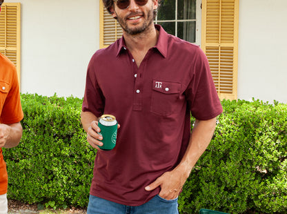 Texas A&M 150 - Coach’s Players Shirt - Vintage TAM Mark - Maroon