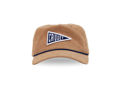 Throwback Hat - Pennant Corduroy - Tan