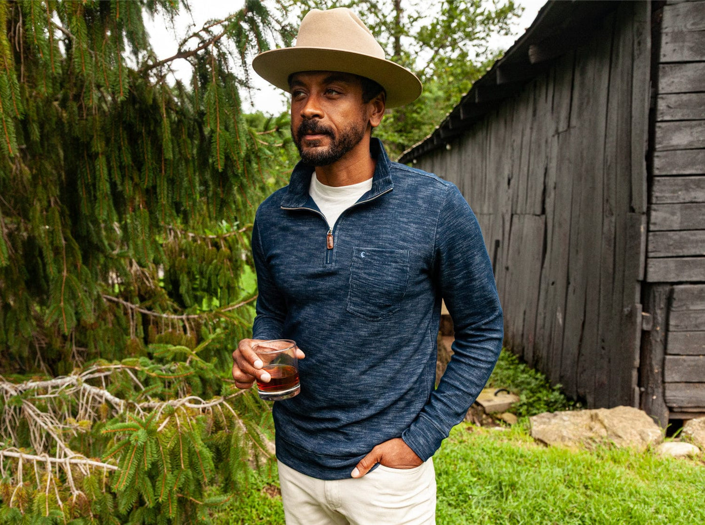 Crossroads Pullover - Moody Blue