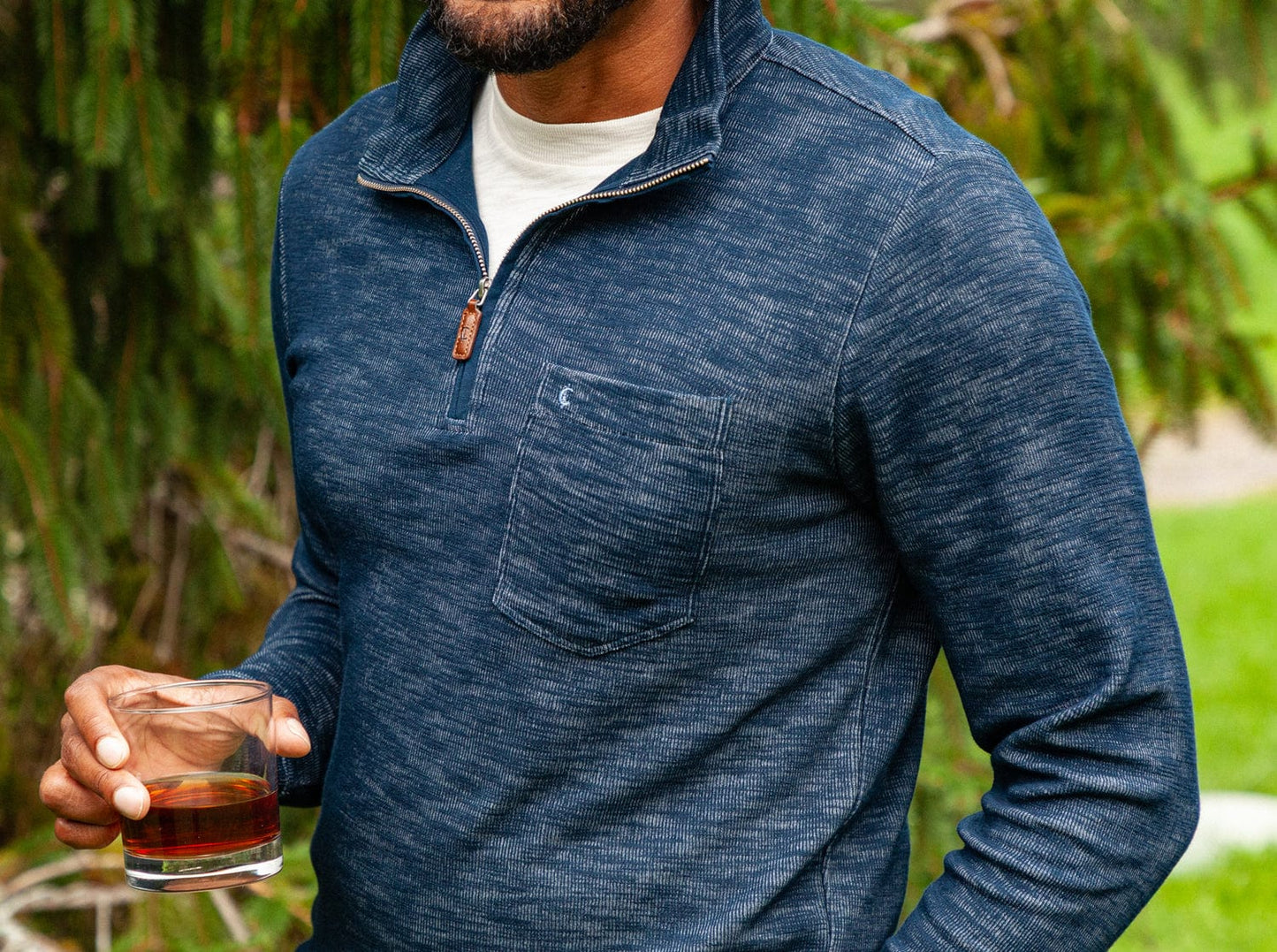 Crossroads Pullover - Moody Blue