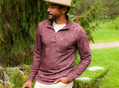 Crossroads Pullover - Mahogany