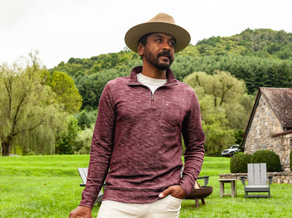 Crossroads Pullover - Mahogany