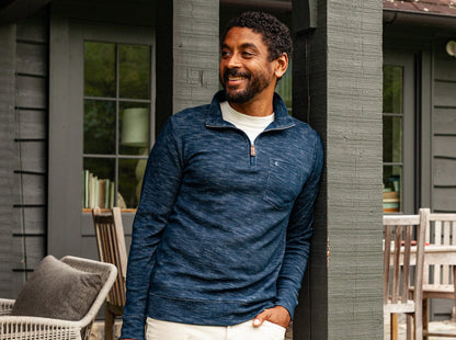 Crossroads Pullover - Moody Blue