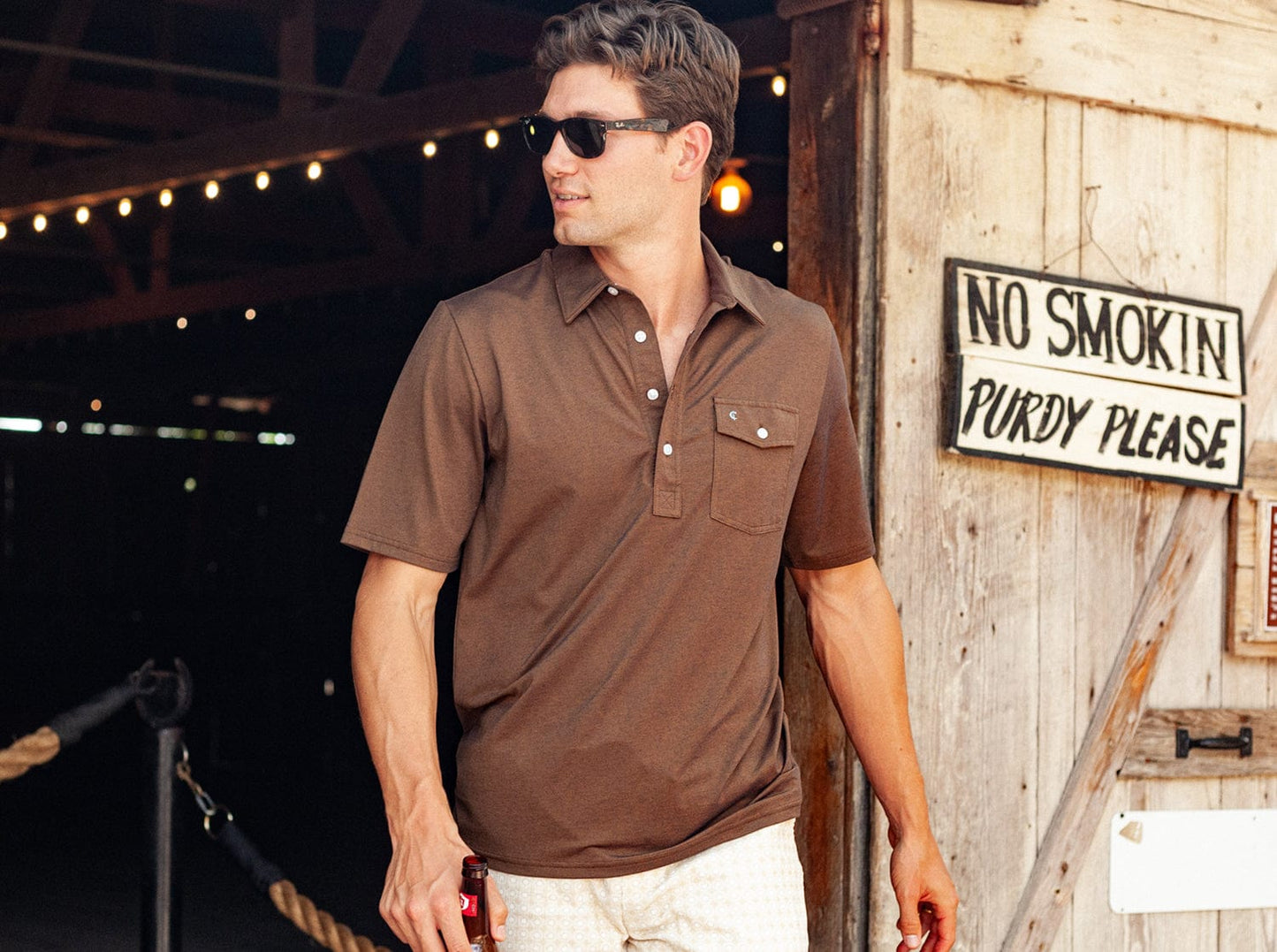 Performance Players Shirt - Woodsmoke