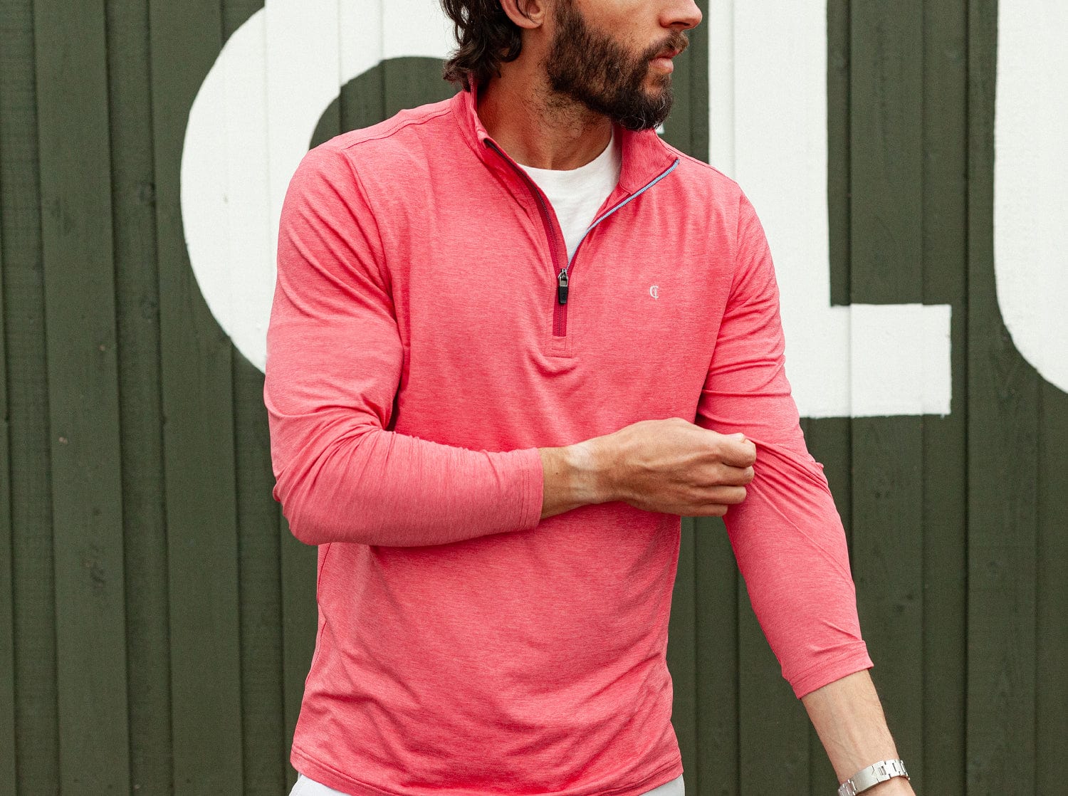 Feather Performance Pullover - Heather Red - Secondary