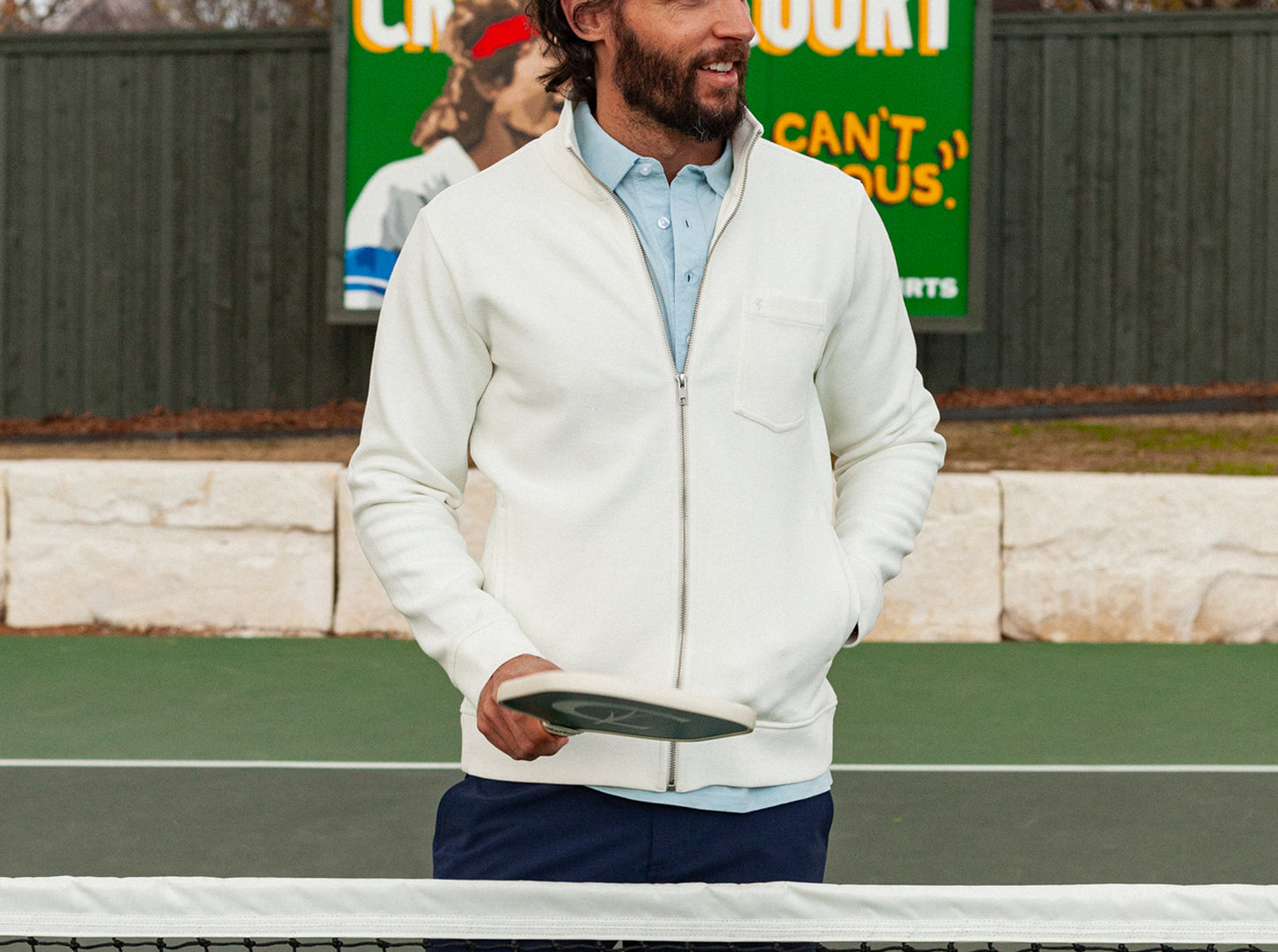 Courtside Jacket - White