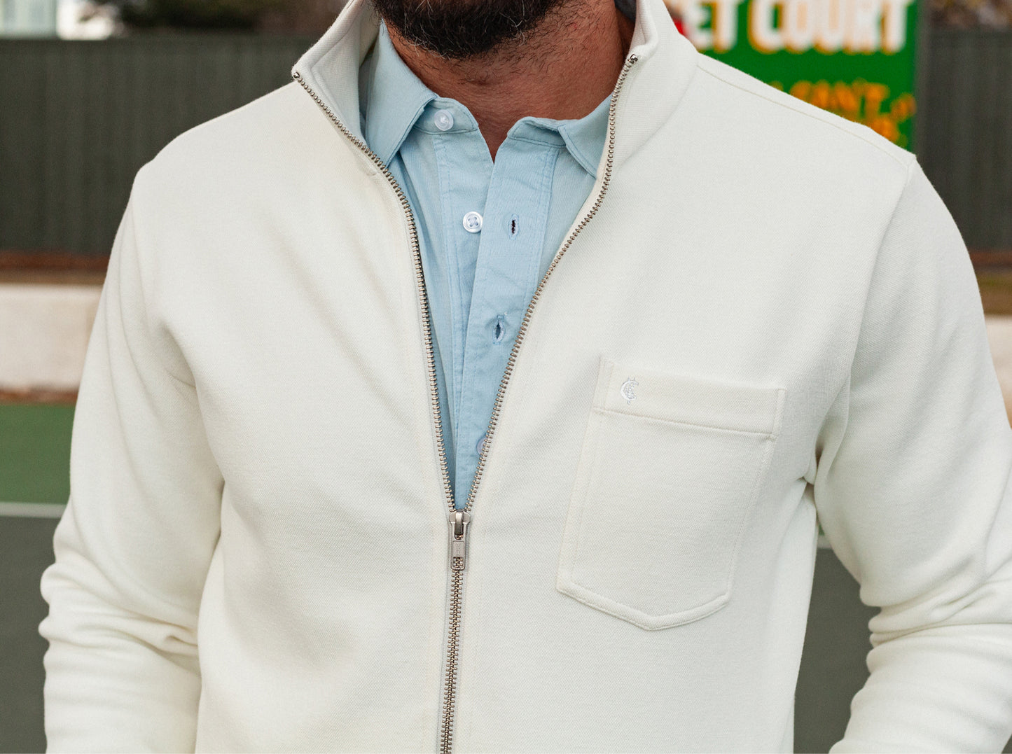 Courtside Jacket - White