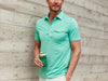 Performance Sport Heather Players Shirt - Baja Blast