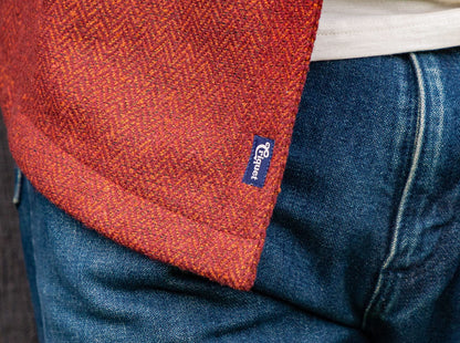 Herringbone Shacket - Ember