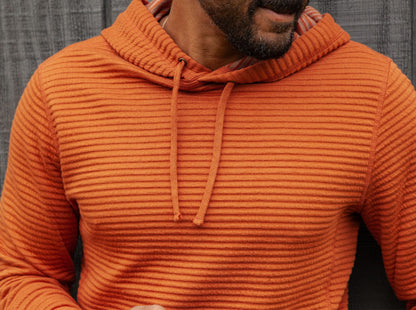 Quilted Hoodie - Adobe