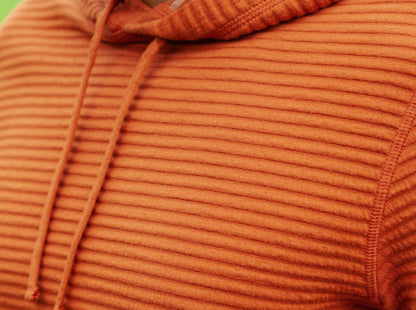 Quilted Hoodie - Adobe