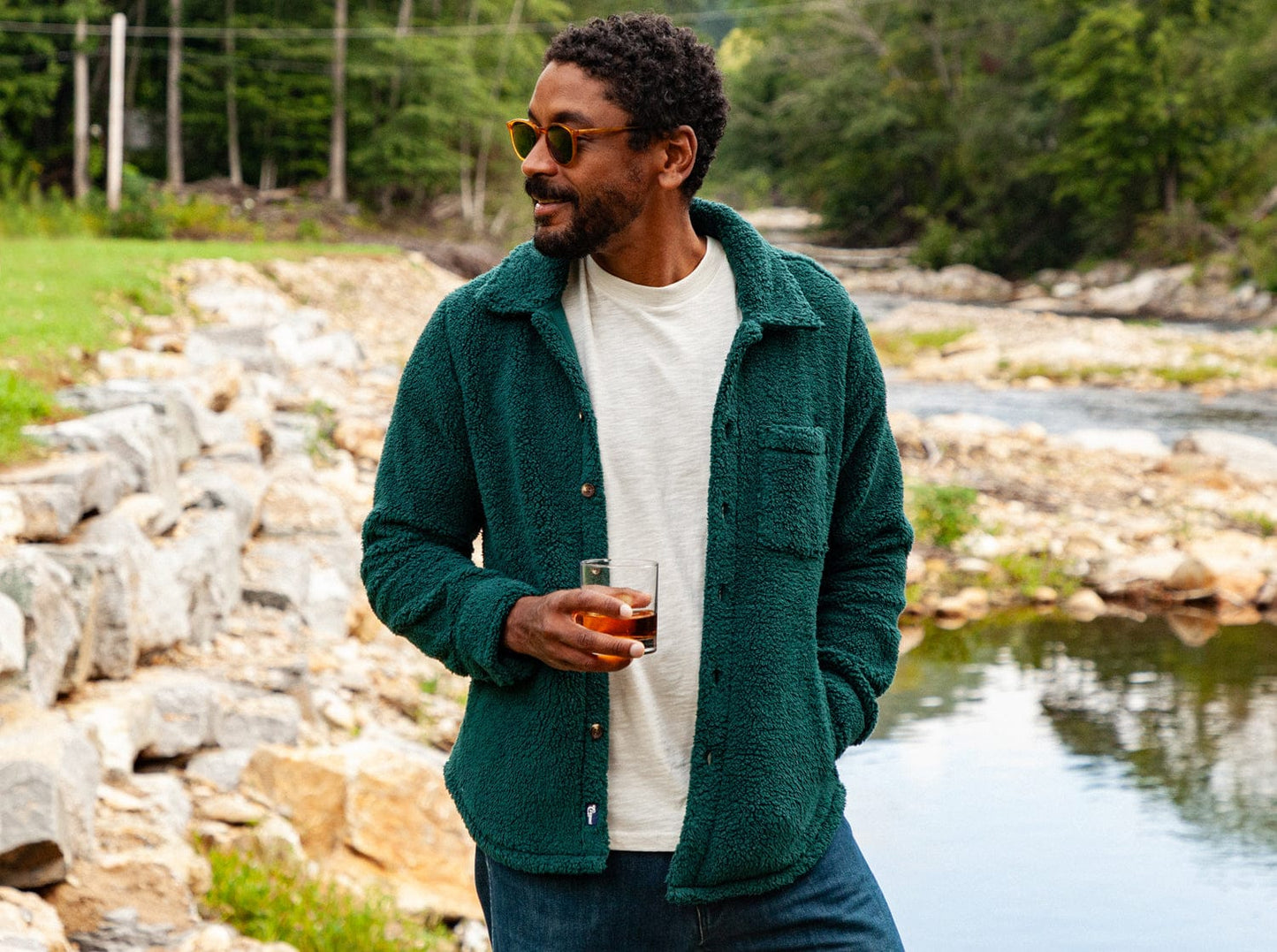 Shepherd Shacket - Moss