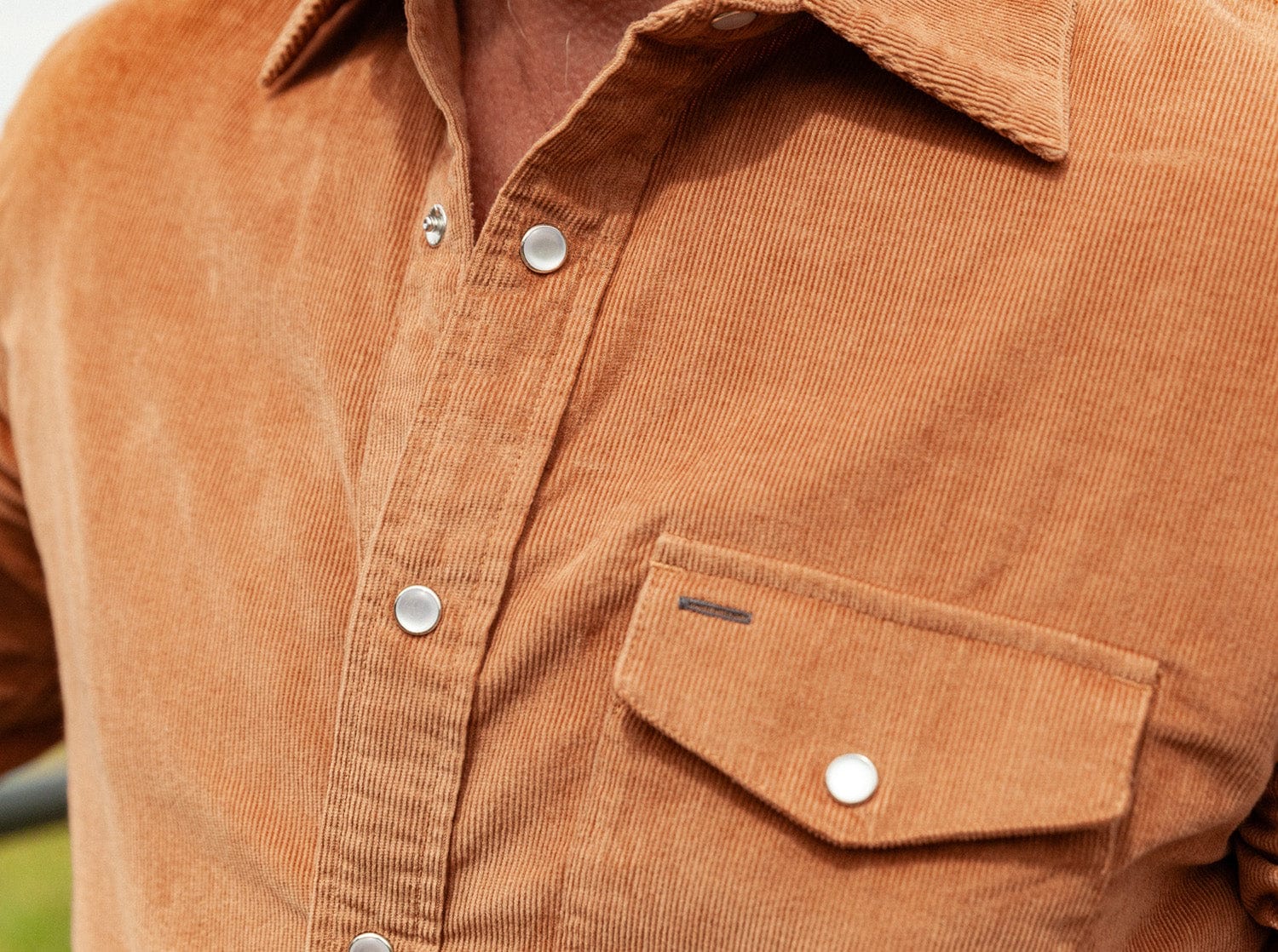 Corduroy Pearl Snap - Whiskey Business - Secondary