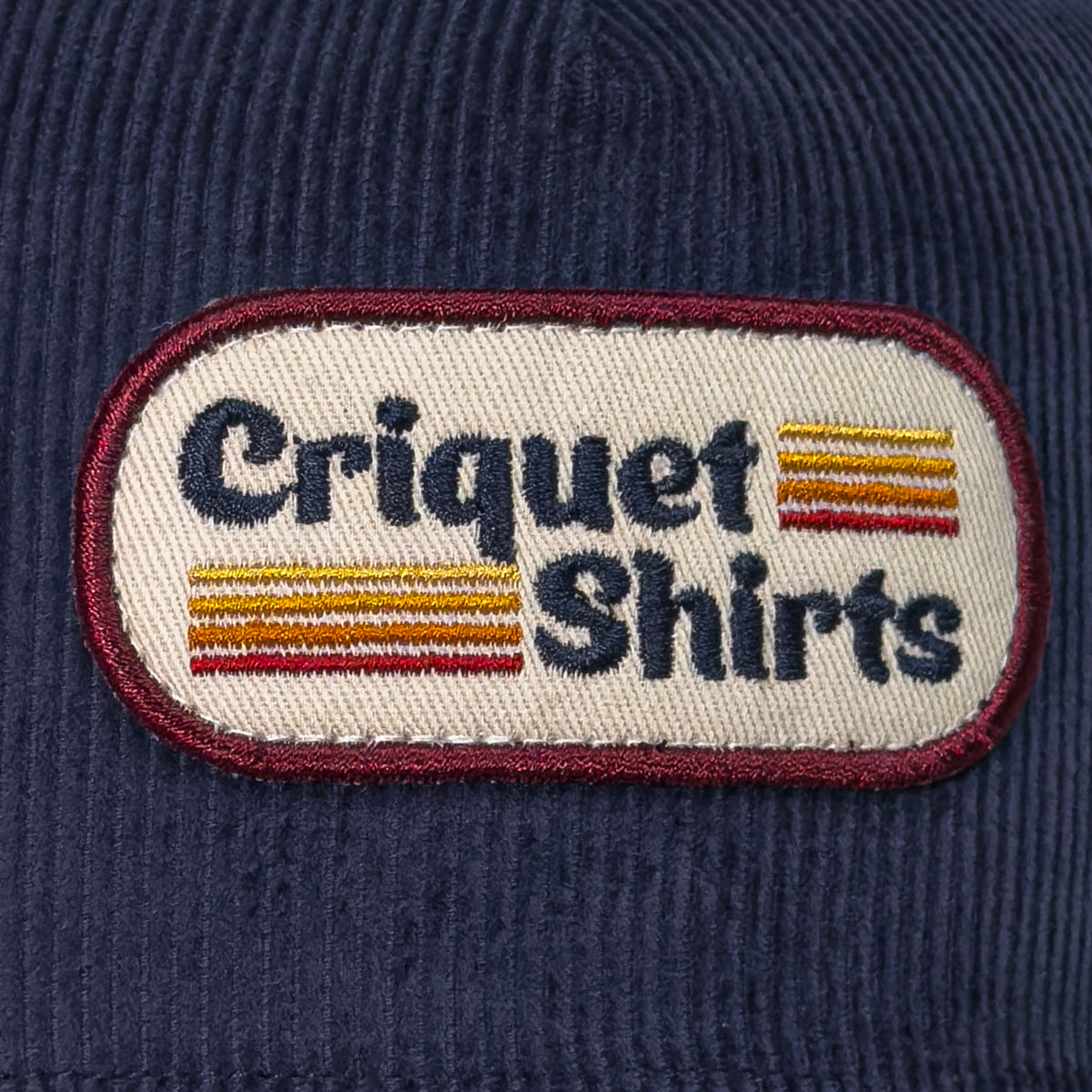 Trucker Hat - Retro Patch - Navy Corduroy