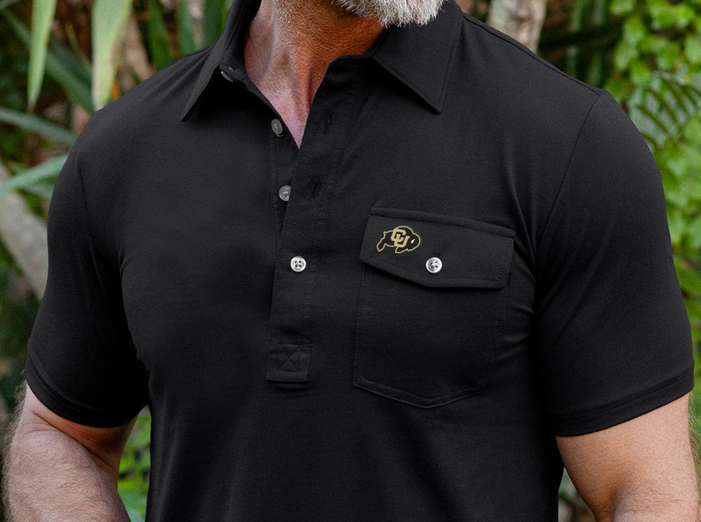 Colorado - Coach's Performance Players Shirt - CU Buff - Black