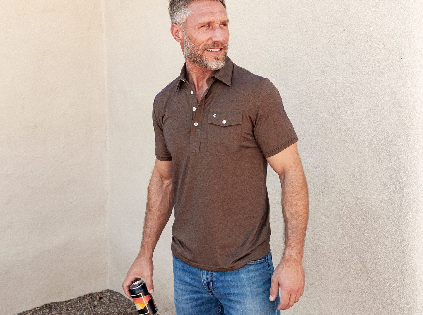 Performance Players Shirt - Woodsmoke