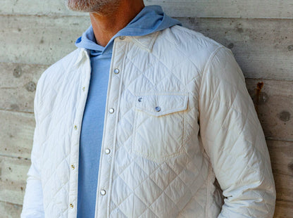 Quilted Shacket - White Album