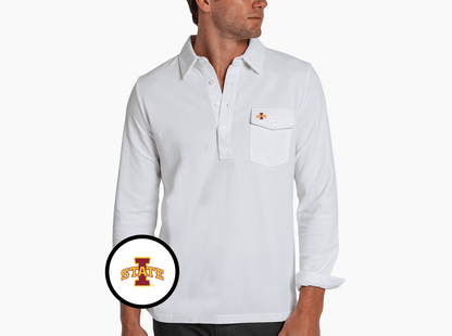 Iowa State - Long Sleeve Players Shirt - I State - White