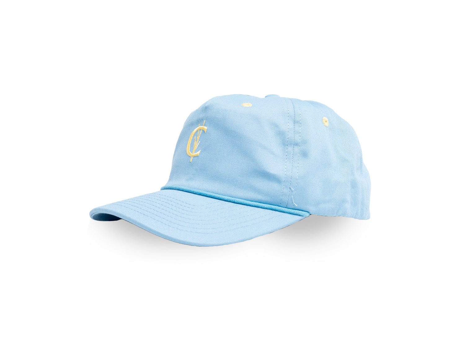 Throwback Hat - Grassy C - Light Blue at Criquet