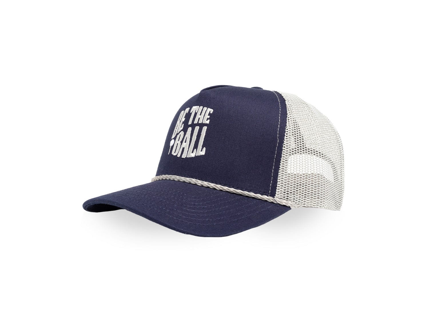 Classic Trucker Hat - Grassy C - Navy/White at Criquet