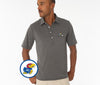 Kansas - Coach's Performance Players Shirt - Jayhawk - Heather Gray