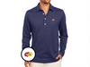 Kansas - Jacquard Long Sleeve Range Polo - Jayhead - Navy