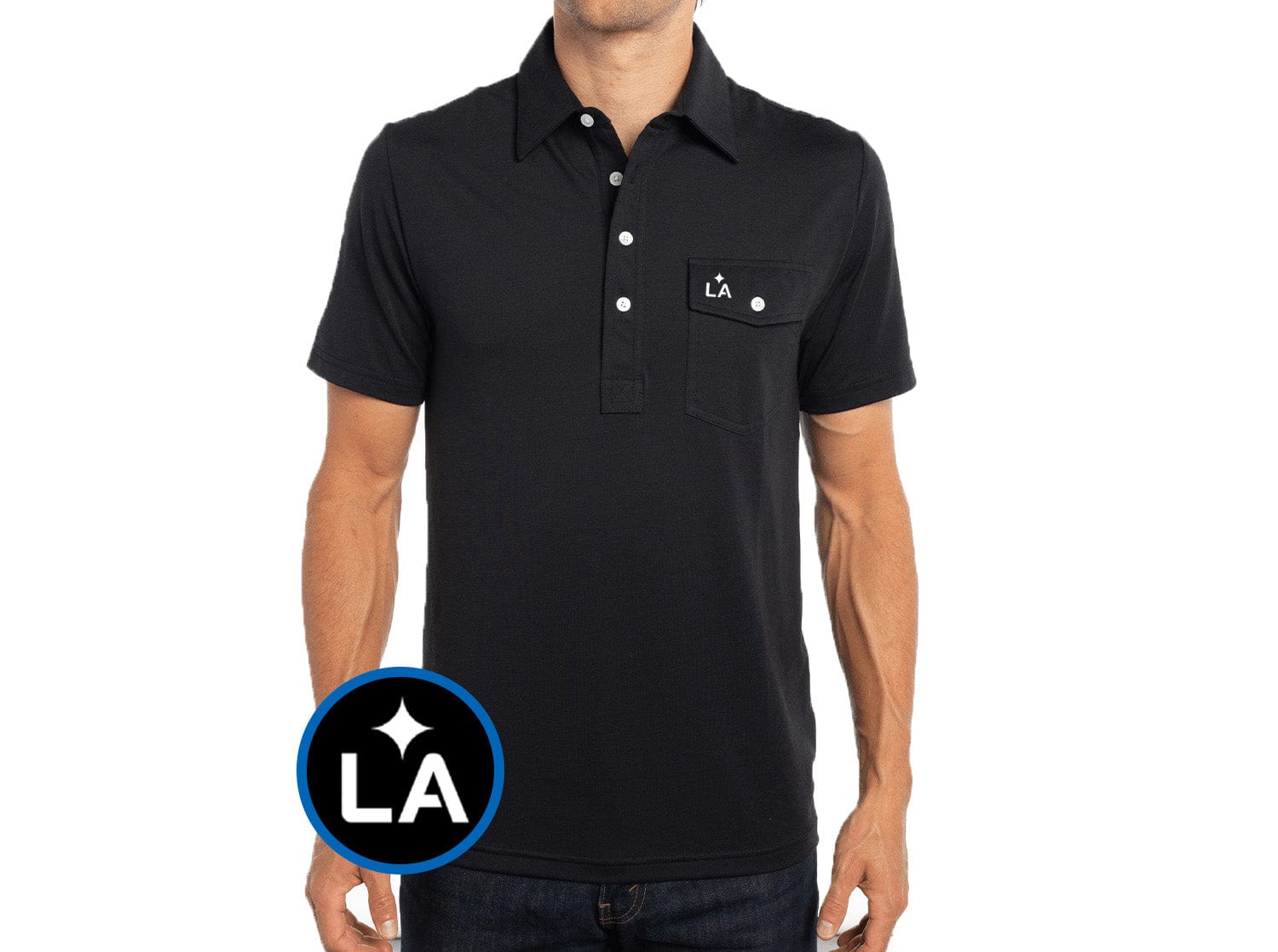 LA Galaxy - Performance Players Shirt - LA Star - Black